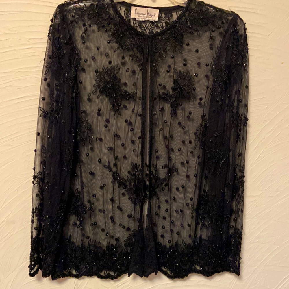 Laurence Kazer beaded jacket vintage